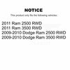 Kugel Front Wheel Bearing Hub Assembly For Dodge Ram 2500 3500 RWD 70-515123